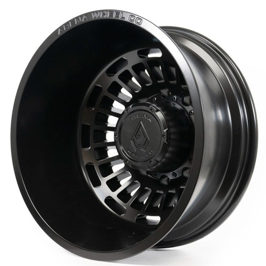 A115208292N20201 - Arena Dually Tactic Rear 20X8.25 8X200 -202mm Satin Black - Arena Wheels Canada