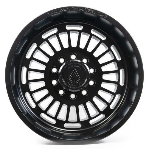 A115200017N01801 - Arena Dually Tactic Super Single 20X10 8X170 -18mm Satin Black - Arena Wheels Canada