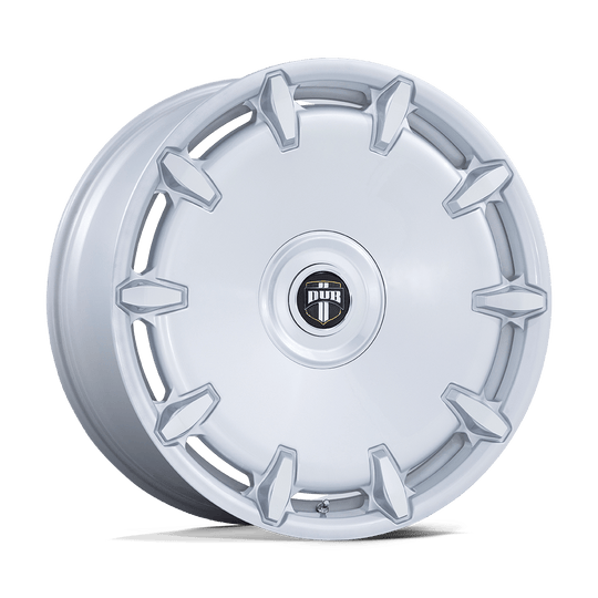 DC271SD26106730 - DUB DC271 Cheef 26X10 6X135 / 6X139.7 30mm Silver Machined - DUB Wheels Canada