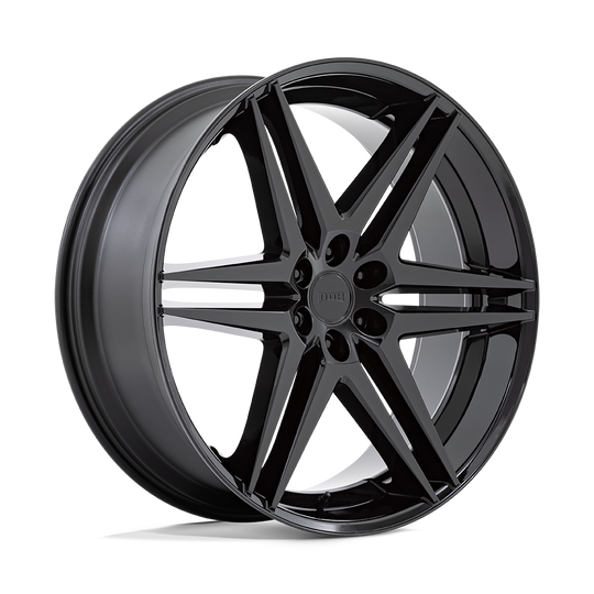 S268260084+25 - DUB S268 Dirty Dog 26X10 6X139.7  25mm All Glossy Black - DUB Wheels Canada