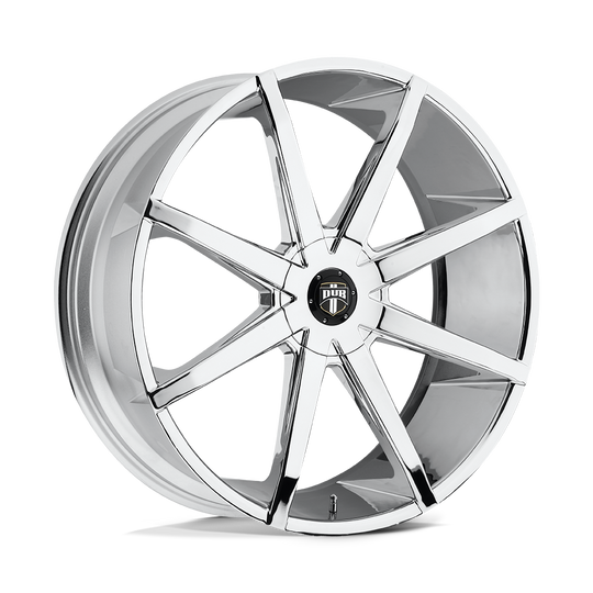 S201229597+30 - DUB S201 Push 22X9.5 6X135 6X139.7 30mm Chrome Plated - DUB Wheels Canada