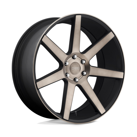 S127240077+30 - DUB S127 Future 24X10 6X139.7  30mm Matte Black Double Dark Tint - DUB Wheels Canada
