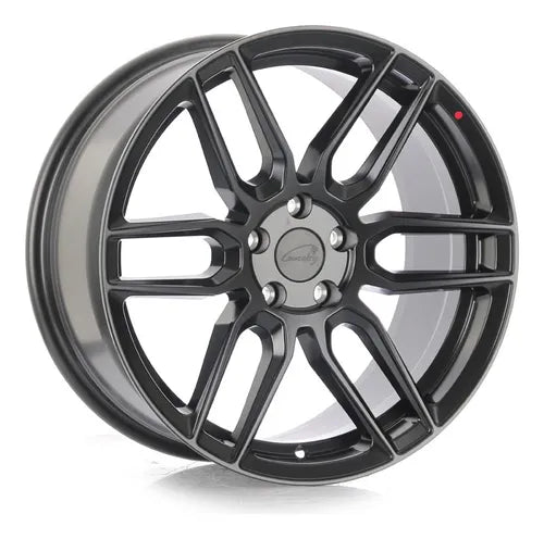 1995DLE305108M63 - Coventry Dale 19X9.5 5X108 ET 30mm Semi Gloss Black - Coventry Wheels Canada