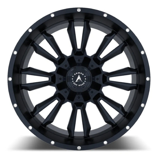 A162-2210-32-163 - Armed OffRoad Dagger 22X10 6X135 ET -18mm Satin Black - Armed OffRoad Wheels Canada