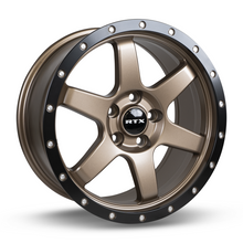 Load image into Gallery viewer, 83015 - RTX Dakar 17X8 5X114.3 35mm Satin Bronze Black Edge Lip - RTX Wheels Canada