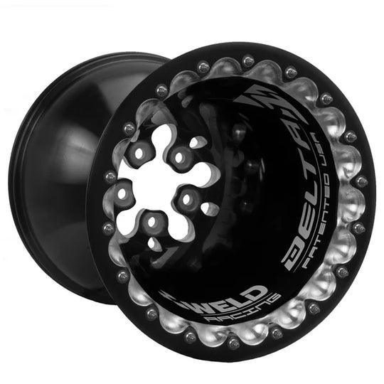 D1BPS616B4DP - Weld Racing Delta-1 PS 16X16 5X120.65 ET -114mm Black - Weld Racing Wheels Canada
