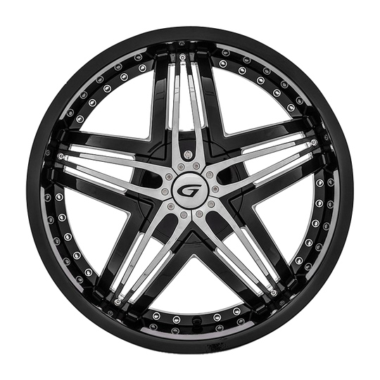 G1-22961394073B - Diablo Blitz 22X9.5 6X139.7 40mm Gloss Black - Diablo Wheels Canada