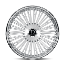 Load image into Gallery viewer, RAZZO-229536GSBF18 - Dolce Razzo 22X9.5 6X135 18mm Glossy Sliver Brush Face Stainless Lip - Dolce Wheels Canada