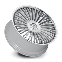Load image into Gallery viewer, RAZZO-229536GSBF18 - Dolce Razzo 22X9.5 6X135 18mm Glossy Sliver Brush Face Stainless Lip - Dolce Wheels Canada