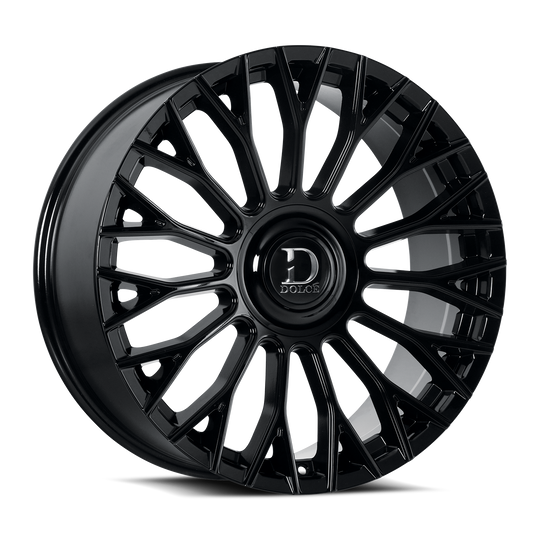 ROMA-2210539GB - Dolce Roma 22X10.5 5X127 42mm Glossy Black - Dolce Wheels Canada