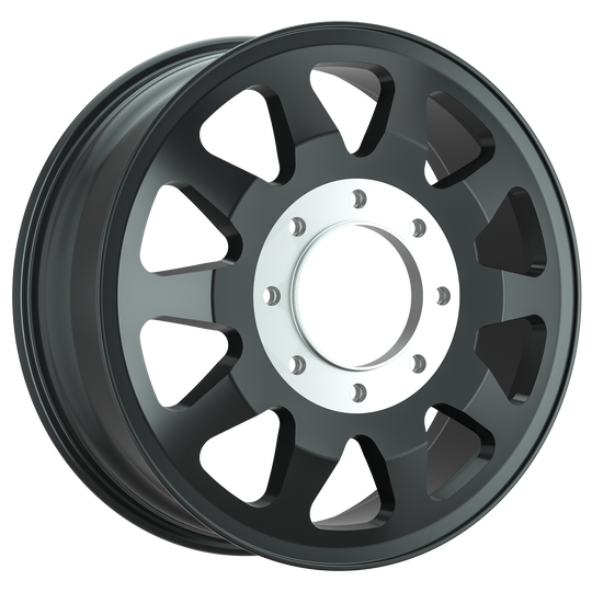 H400-20828165+115BB - Hostile Dually Inner 20X8.25 8X165.1 115mm Asphalt Wheel - Hostile Wheels Canada