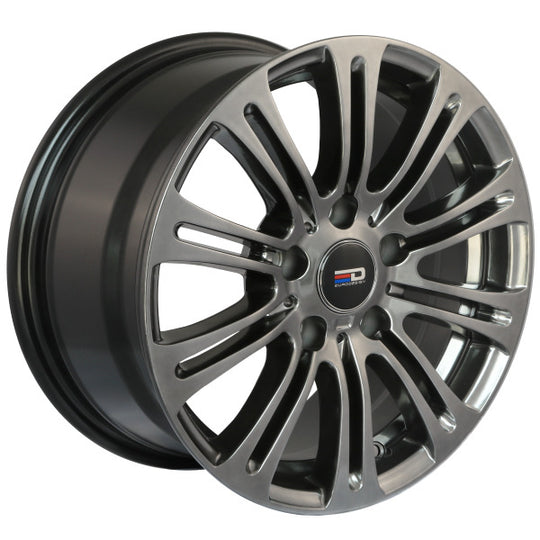 EB116F35HB - Euro Design EB-11 16X7.5 5X120 ET 35mm Hyper Black - Euro Design Wheels Canada