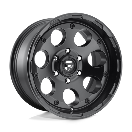 D60817908945 - Fuel Off-Road D608 Enduro 17X9 6X135 -12 mm Matte Black - Fuel Off-Road Wheels Canada