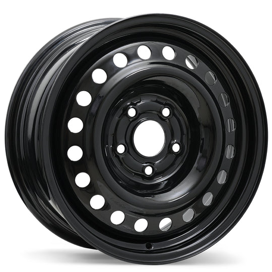 ES48-1665-65BN+42R641 - Envy Steel Wheel 16X6.5 5X114.3 ET 42mm Black - Envy Wheels Canada