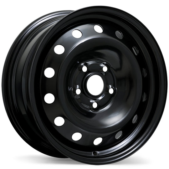 ES57-1665-44BN+46C571 - Envy Steel Wheel 16X6.5 5X112 ET 46mm Black - Envy Wheels Canada