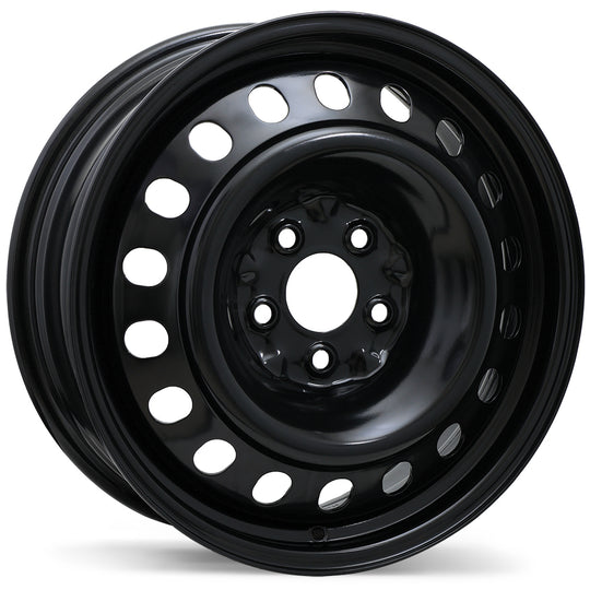 ES58-1765-65BN+50C671 - Envy Steel Wheel 17X6.5 5X114.3 ET 50mm Black - Envy Wheels Canada