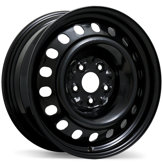 ES59-1770-65BN+50R641 - Envy Steel Wheel 17X7.0 5X114.3 ET 50mm Black - Envy Wheels Canada