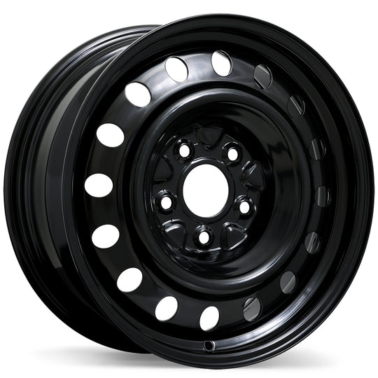 ES62-1770-73BN+40C715 - Envy Steel Wheel 17X7.0 5X127 ET 40mm Black - Envy Wheels Canada