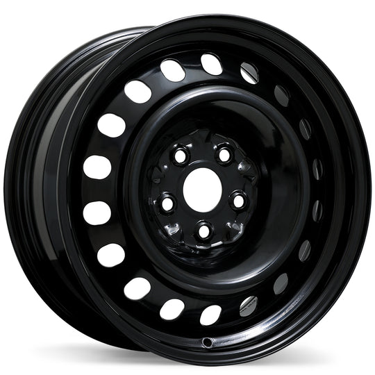 ES63-1770-65BN+39C601 - Envy Steel Wheel 17X7.0 5X114.3 ET 39mm Black - Envy Wheels Canada