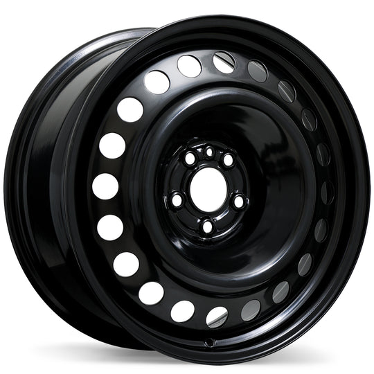 ES67-1880-31BN+50C634 - Envy Steel Wheel 18X8.0 5X108 ET 50mm Black - Envy Wheels Canada