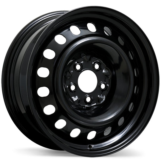 ES76-1770-65BN+40C715 - Envy Steel Wheel 17X7.0 5X114.3 ET 40mm Black - Envy Wheels Canada