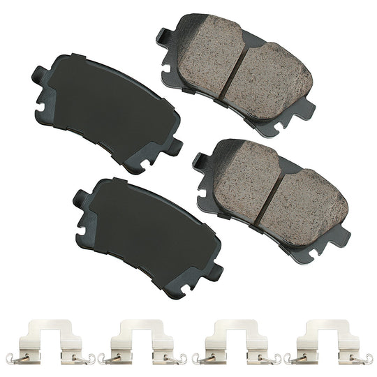 EUR1018A Euro Ultra Premium Ceramic Disc Brake Pad Set Akebono Canada