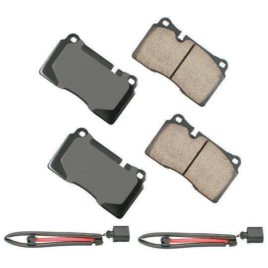 EUR1129 Euro Ultra Premium Ceramic Disc Brake Pad Set Akebono Canada