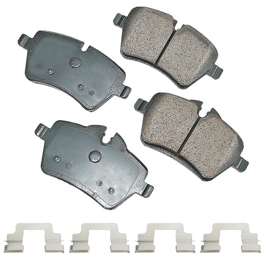 EUR1204A Euro Ultra Premium Ceramic Disc Brake Pad Set Akebono Canada