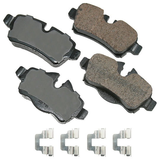 EUR1309A Euro Ultra Premium Ceramic Disc Brake Pad Set Akebono Canada