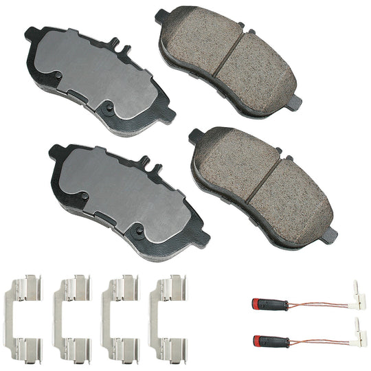 EUR1340A Euro Ultra Premium Ceramic Disc Brake Pad Set Akebono Canada