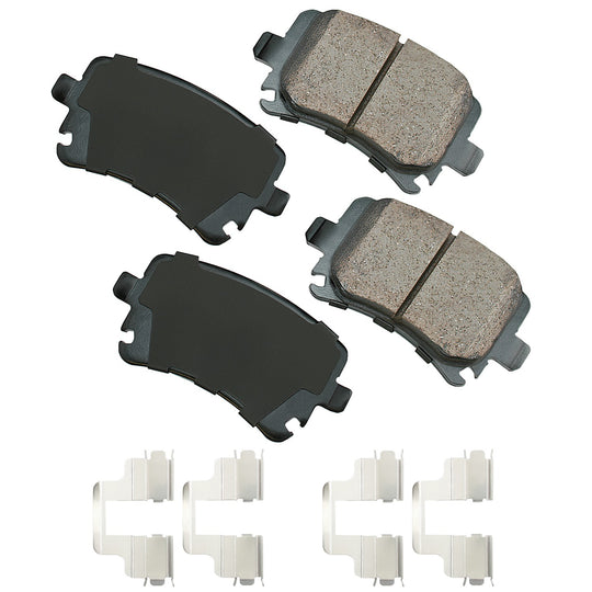 EUR1348A Euro Ultra Premium Ceramic Disc Brake Pad Set Akebono Canada