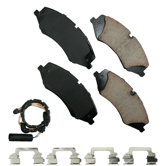 EUR1425 Euro Ultra Premium Ceramic Disc Brake Pad Set Akebono Canada