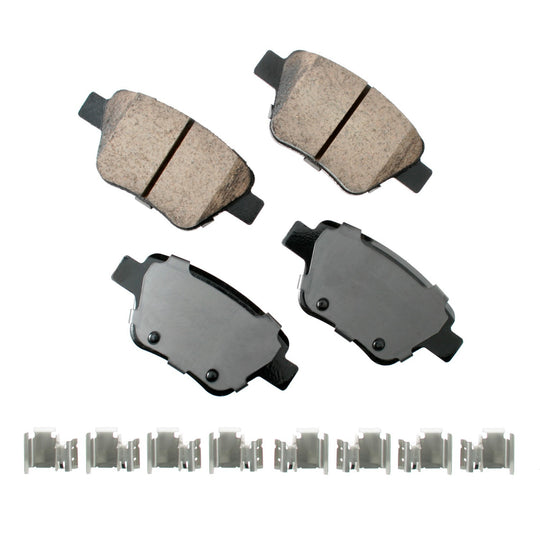 EUR1456 Euro Ultra Premium Ceramic Disc Brake Pad Set Akebono Canada