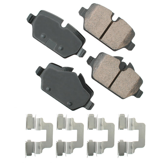 EUR1554 Euro Ultra Premium Ceramic Disc Brake Pad Set Akebono Canada
