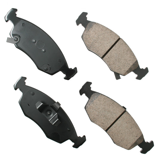 EUR1568 Euro Ultra Premium Ceramic Disc Brake Pad Set Akebono Canada