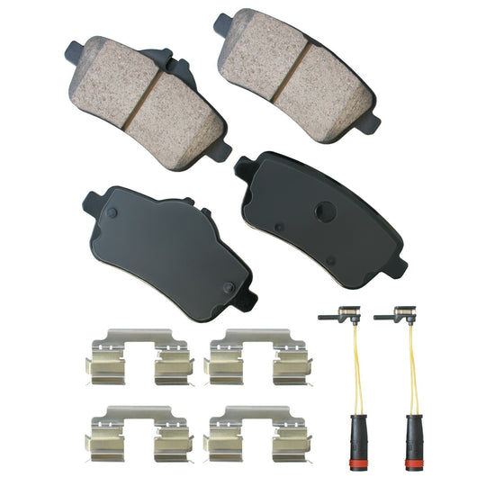 EUR1630A Euro Ultra Premium Ceramic Disc Brake Pad Set Akebono Canada