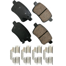 Charger l'image dans la galerie, EUR1722 Euro Ultra Premium Ceramic Disc Brake Pad Set Akebono Canada