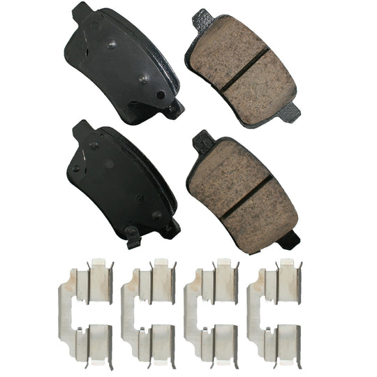 EUR1722 Euro Ultra Premium Ceramic Disc Brake Pad Set Akebono Canada