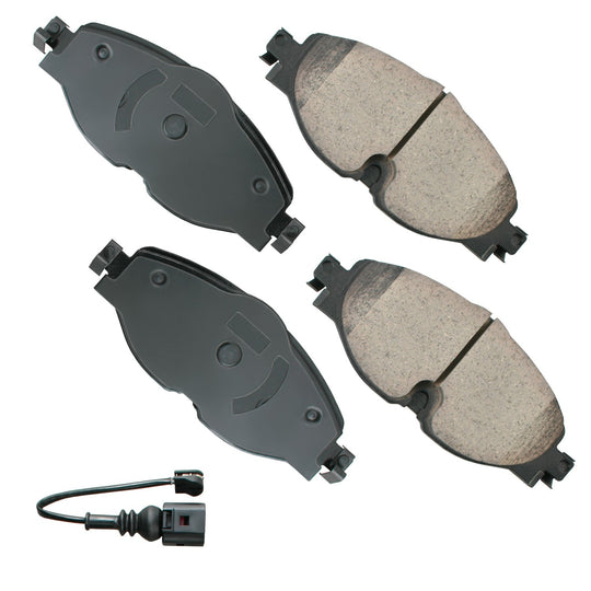 EUR1760 Euro Ultra Premium Ceramic Disc Brake Pad Set Akebono Canada