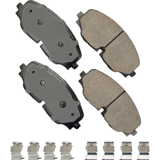 EUR2074 Euro Ultra Premium Ceramic Disc Brake Pad Set Akebono Canada