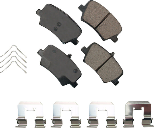 EUR2136 Euro Ultra Premium Ceramic Disc Brake Pad Set Akebono Canada