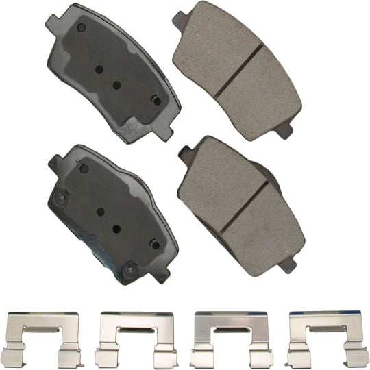 EUR2137 Euro Ultra Premium Ceramic Disc Brake Pad Set Akebono Canada
