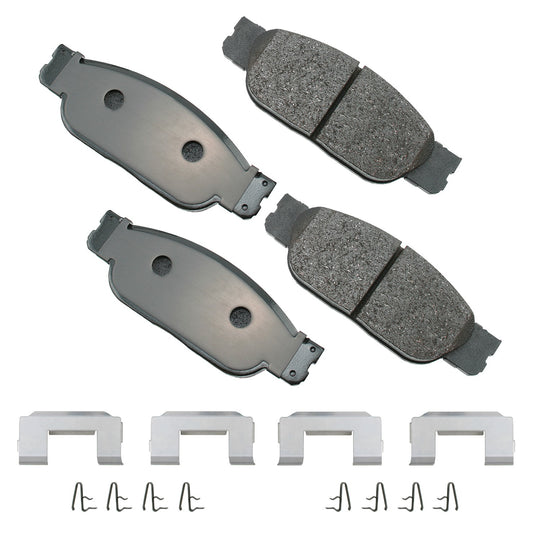 EUR805 Euro Ultra Premium Ceramic Disc Brake Pad Set Akebono Canada