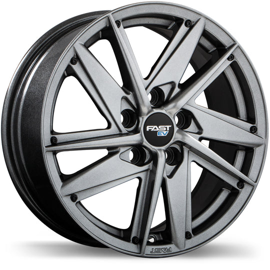 FE01G-1670-15TN+41C566 - Fast Wheels EV01 16X7 5X105 41mm Titanium - Fast Wheels Wheels Canada