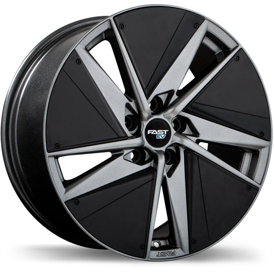FE01G(+)-1770-15TN+41C566 - Fast Wheels EV01(+) 17X7 5X105 41mm Titanium - Fast Wheels Wheels Canada