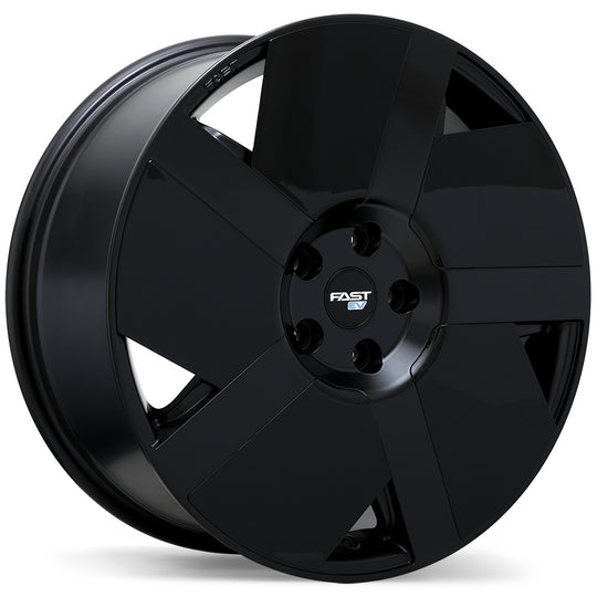 FE06-1980-44BT+45R571 - Fast Wheels EV06 19X8 5X112 45mm Satin Black - Fast Wheels Wheels Canada