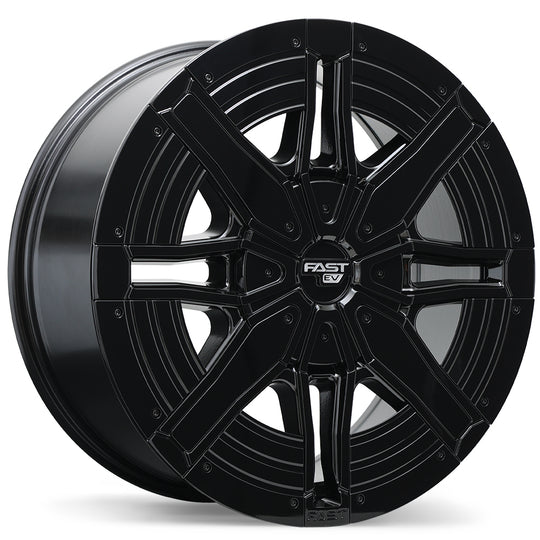 FE08-2090-83BN+58C842 - Fast Wheels EV08 20X9 6X139.7 58mm Gloss Black - Fast Wheels Wheels Canada