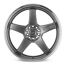 Load image into Gallery viewer, 446-875-5238HB - Enkei EV5 18X7.5 5X105 / 5X110 38mm Hyper Black With Machined Lip - Enkei Wheels Canada