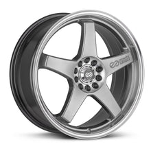 Charger l'image dans la galerie, 446-875-0245HB - Enkei EV5 18X7.5 5X114.3 / 5X100 45mm Hyper Black With Machined Lip - Enkei Wheels Canada
