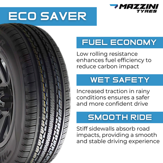 MZ2356018ES 235/60R18 Mazzini EcoSaver 103H Mazzini Tires Canada